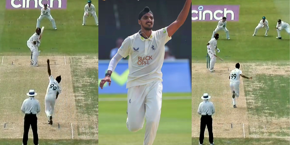 watch arshdeep-singh-celebration after taking wicket in county cricket video goes viral