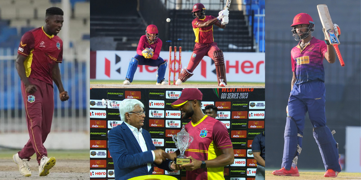 west indies beat uae by 4 wickets in 3rd odi