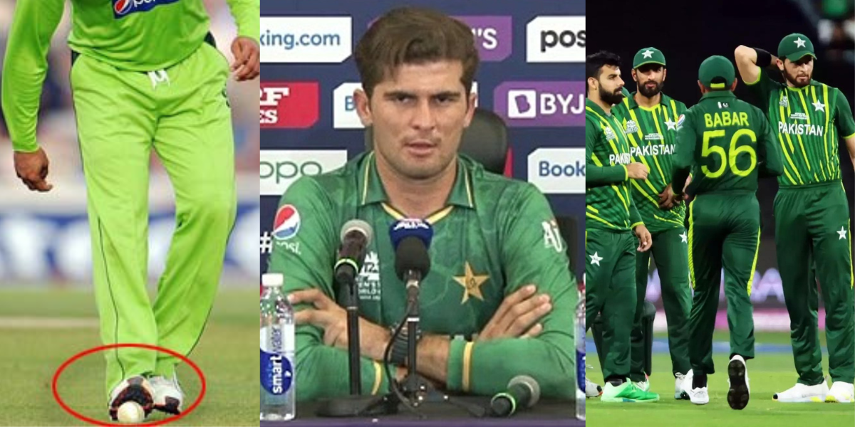 why shaheen afridi wearing torn shoes in t20 blast know the reason