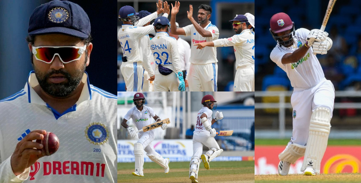wi vs ind 2nd test 3rd day match report