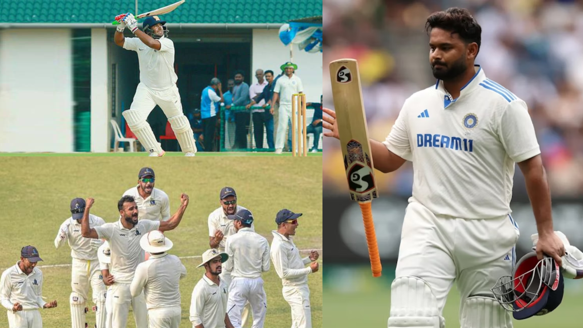 RIshabh Pant ने रणजी ट्रॉफी में कराई बेइज्जती, बल्ले ने दिया जवाब, सिर्फ 1 रन बनाकर दोस्त की गेंद पर...
