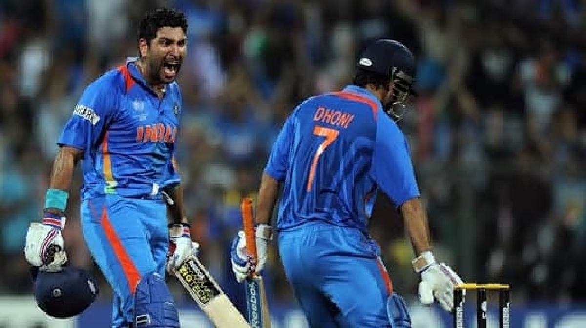yuvraj singh-MS Dhoni