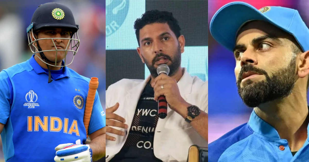 yuvraj singh take a dig at ms dhoni by praising virat kohli captaincy