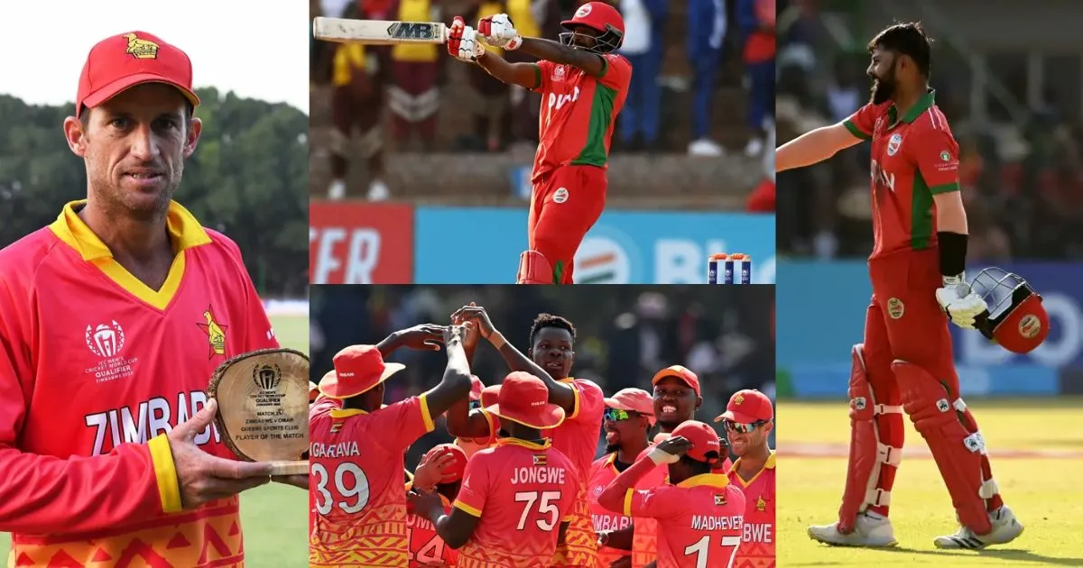zimbabwe defeat oman by 14 run in world cup 2023 qualifier
