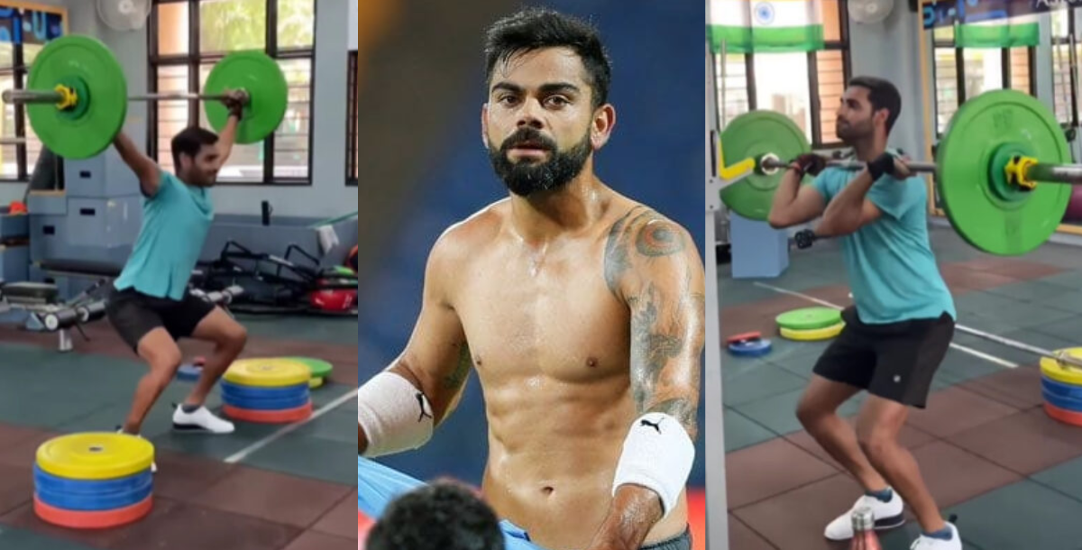 फिटनेस के मामले में विराट कोहली को टक्कर दे रहे हैं भुवनेश्वर कुमार, जिम में घंटों बहा रहे हैं जमकर...