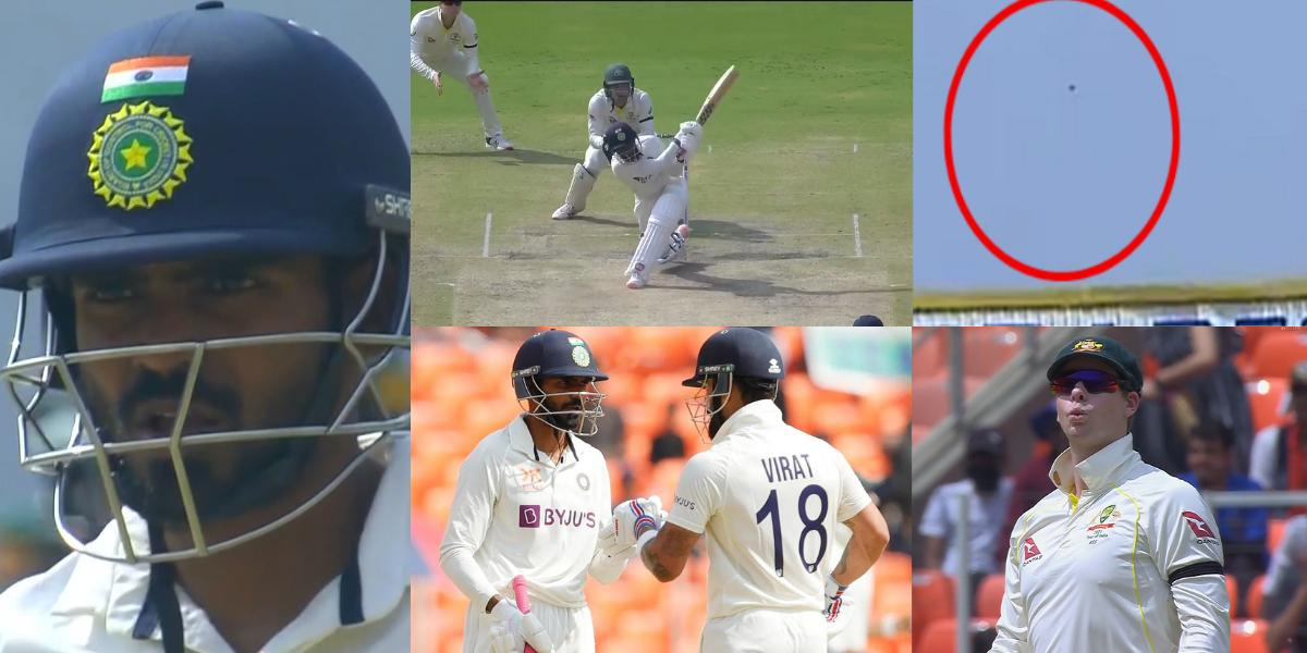 VIDEO: नेथन लियोन की गेंद पर केएस भरत ने जड़ा दनदनाता हुआ SIX, तो कोहली ने दी शाबाशी, उंचाई देख स्टी...