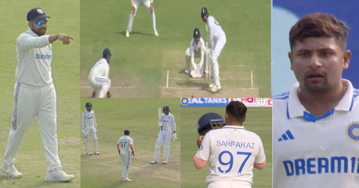 VIDEO: "ओए ज्यादा हीरो मत बन", Rohit Sharma ने LIVE मैच में कर दी सरफराज खान की बेइज्जती, स्टंप माइक...