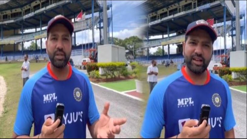 Pragyan ojha commentary karne laga hai kya rohit sharma reaction on journalist question