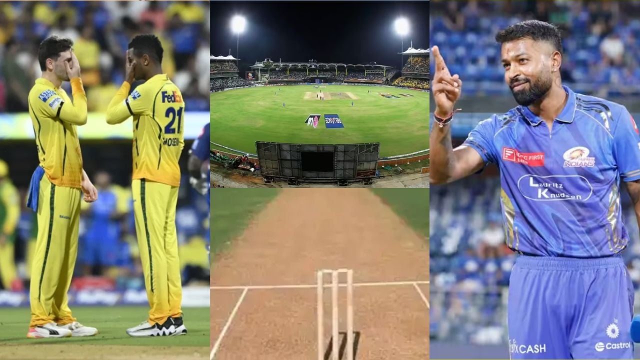 CSK vs MI PITCH REPORT