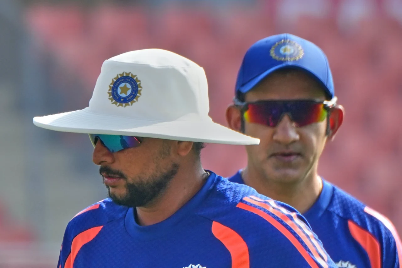 Kuldeep yadav and Gautam Gambhir