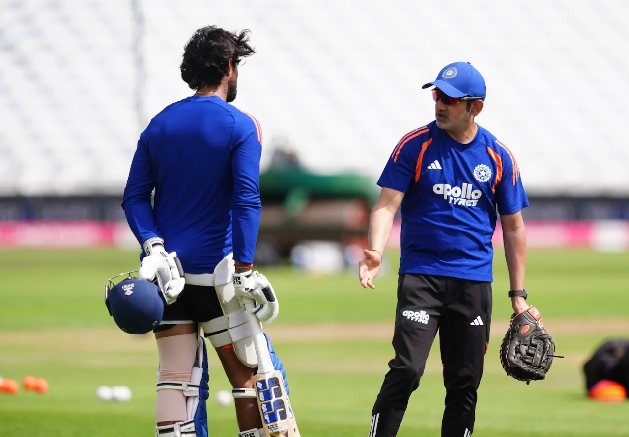 Gautam Gambhir with Tilak Varma