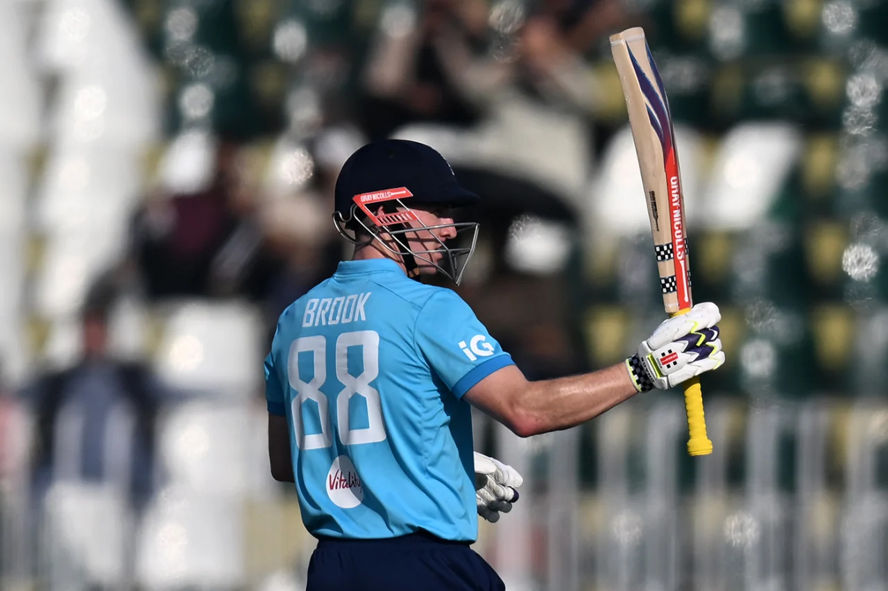 Harry Brook double century against SriLanka in Tri-Series