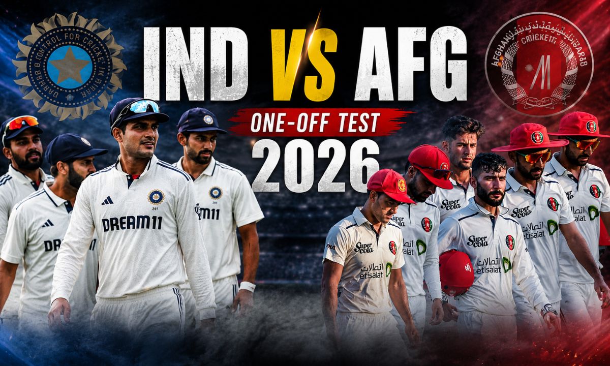 IND vs AFG One-Off Test
