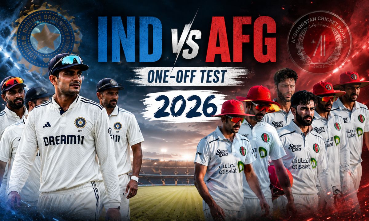 IND vs AFG One-Off Test Prediction