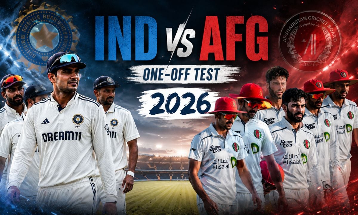 IND vs AFG One-Off Test Prediction