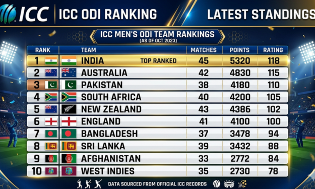 ICC ODI RANKING 2026