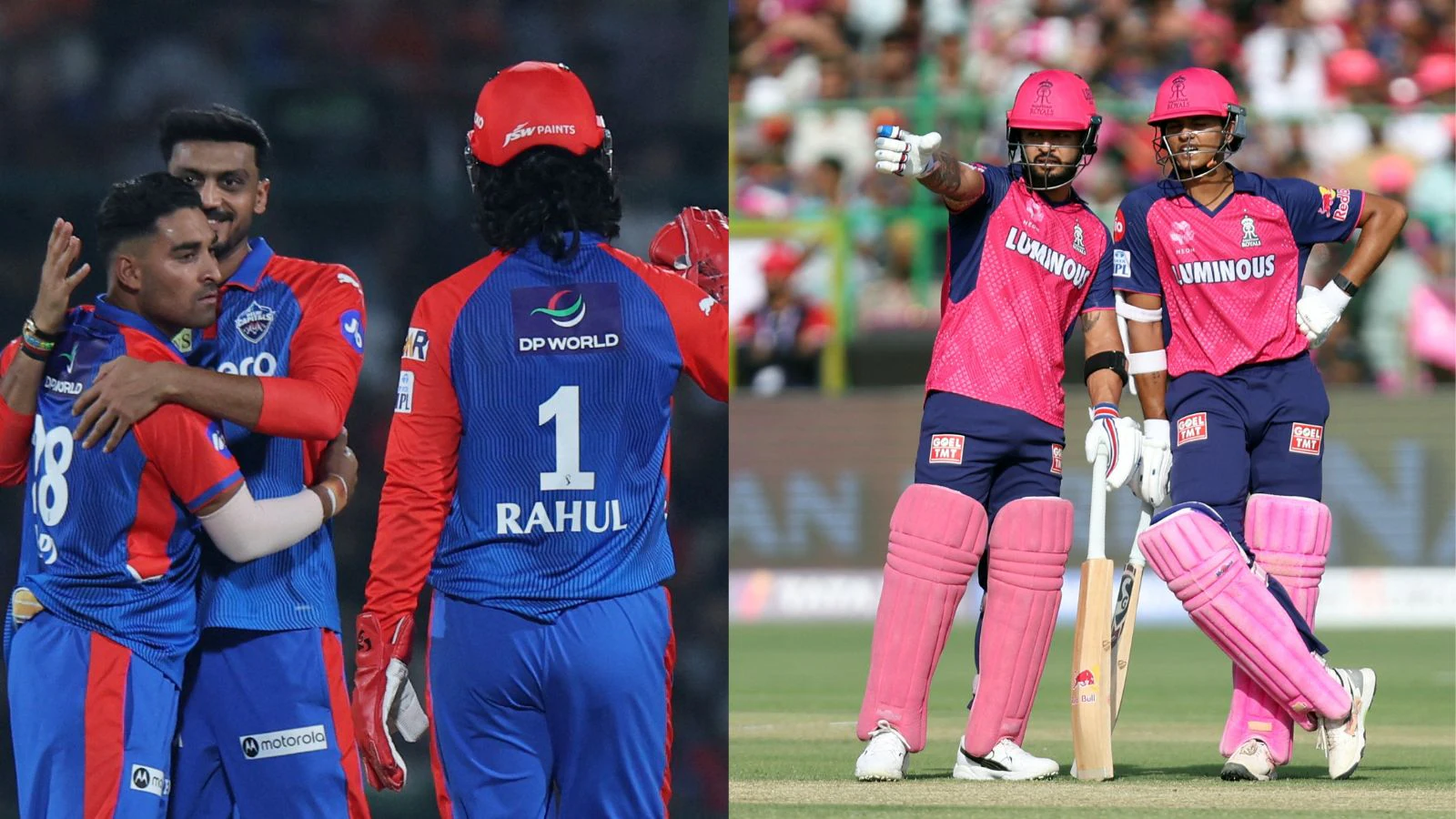 RR Vs DC Live Streaming