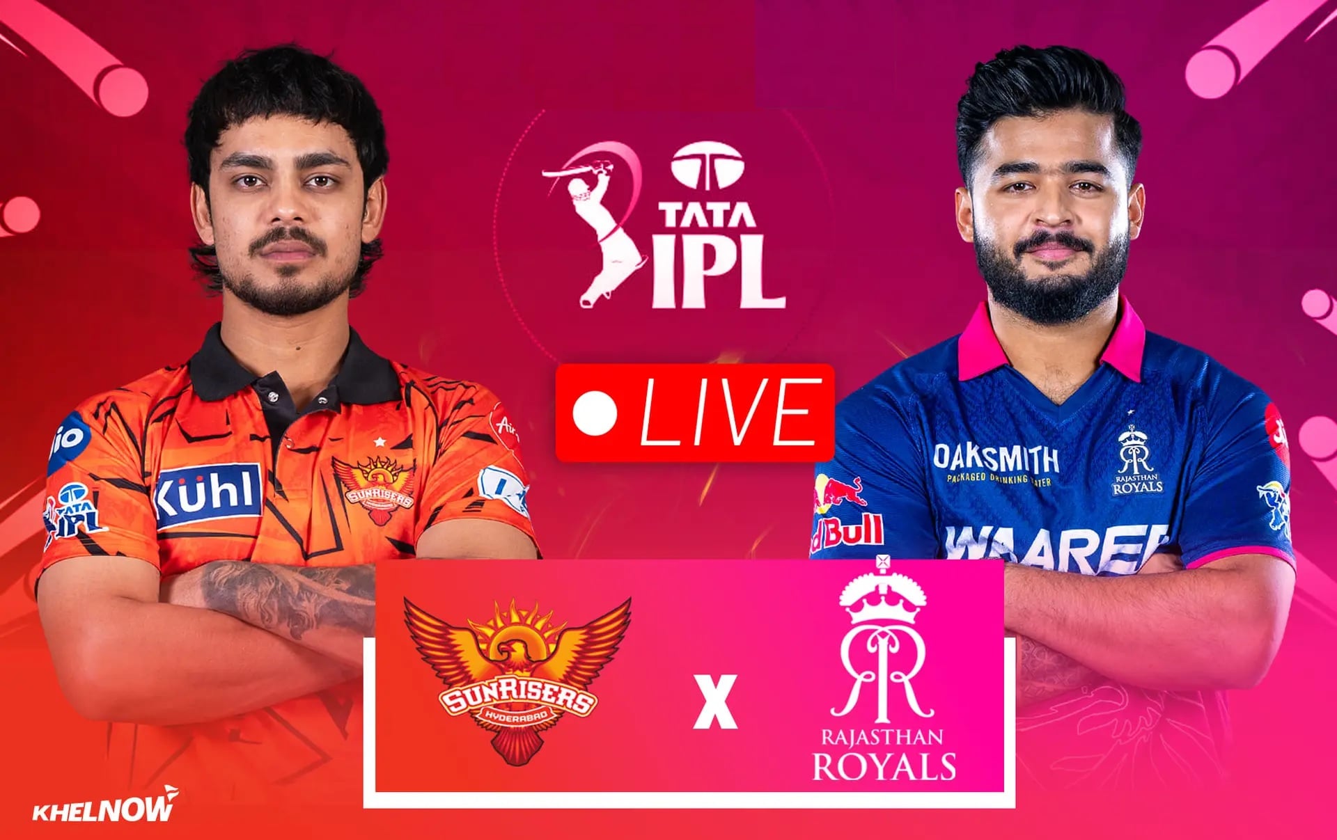 RR vs SRH LIVE Streaming