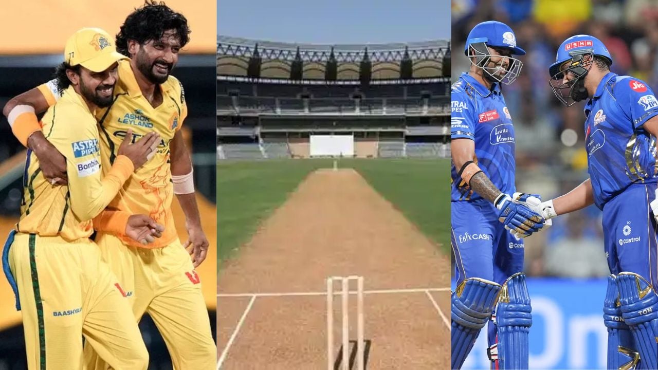 MI vs CSK PITCH REPORT