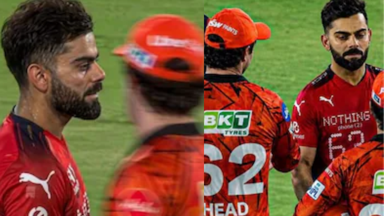 SRH vs RCB: Virat Kohli refused to shake hands with Travis Head SRH vs RCB: Virat Kohli refused to shake hands with Travis Head