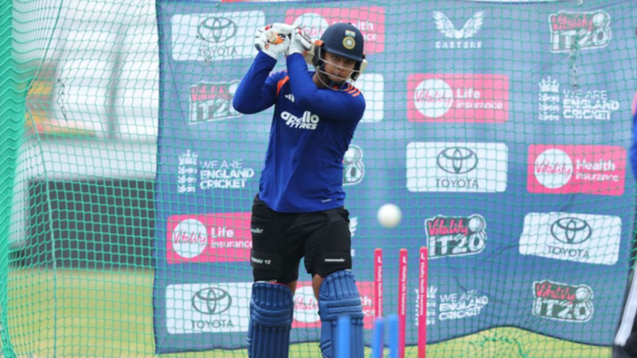 Vaibhav Sooryavanshi In Nets