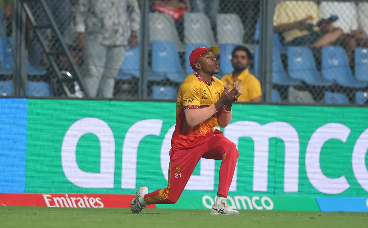 WI Vs ZIM Shimron Hetmyer Catch Drop