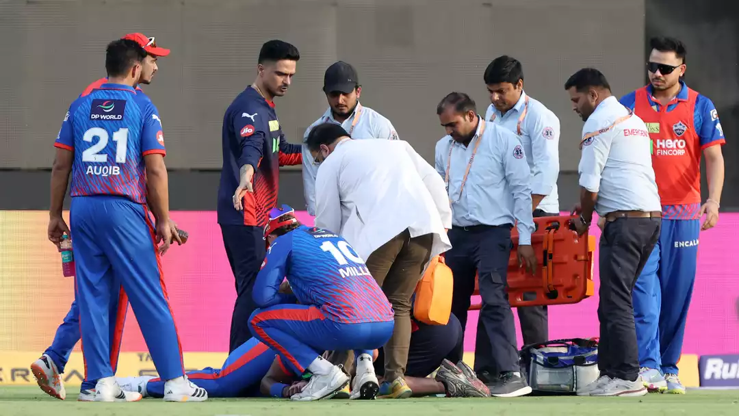 Lungi Ngidi Suffered A Nasty Injury To His Head In The Third Over Of Pbks Chase