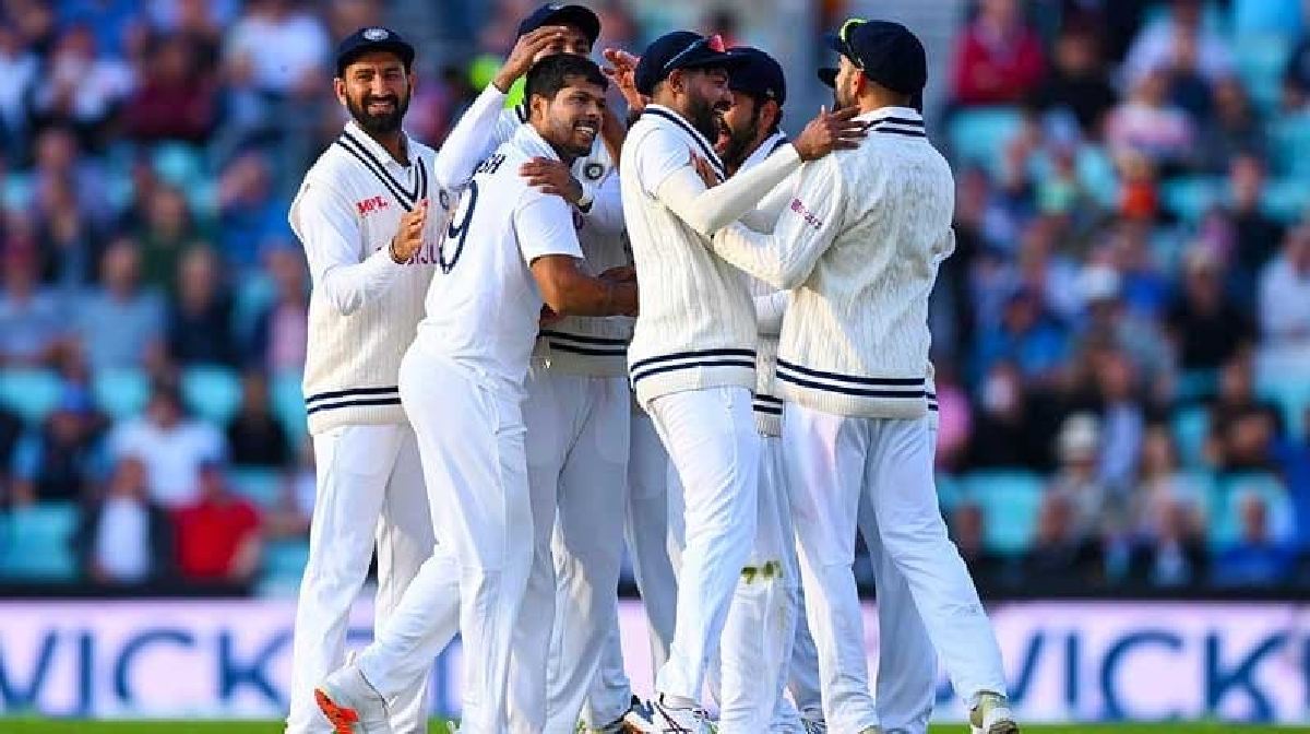 India Team-Oval test