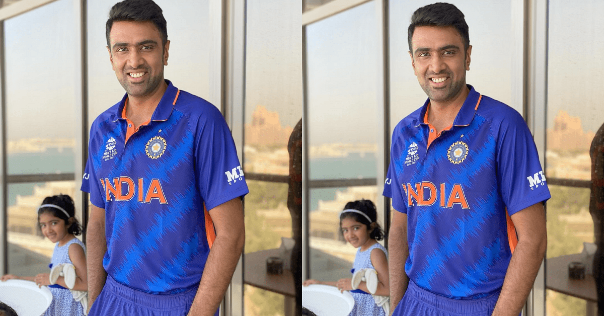 T20 World Cup 2021: Ravichandran Ashwin ने नीली जर्सी पहनकर शेयर किया भावुक पोस्ट