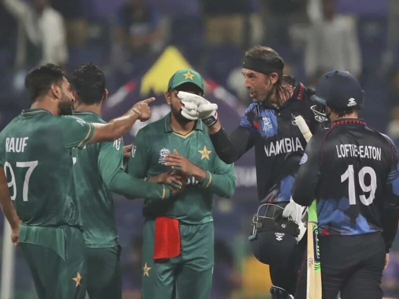 Pakistan team Entry Namibia Dressing Room- After T20 match 2021