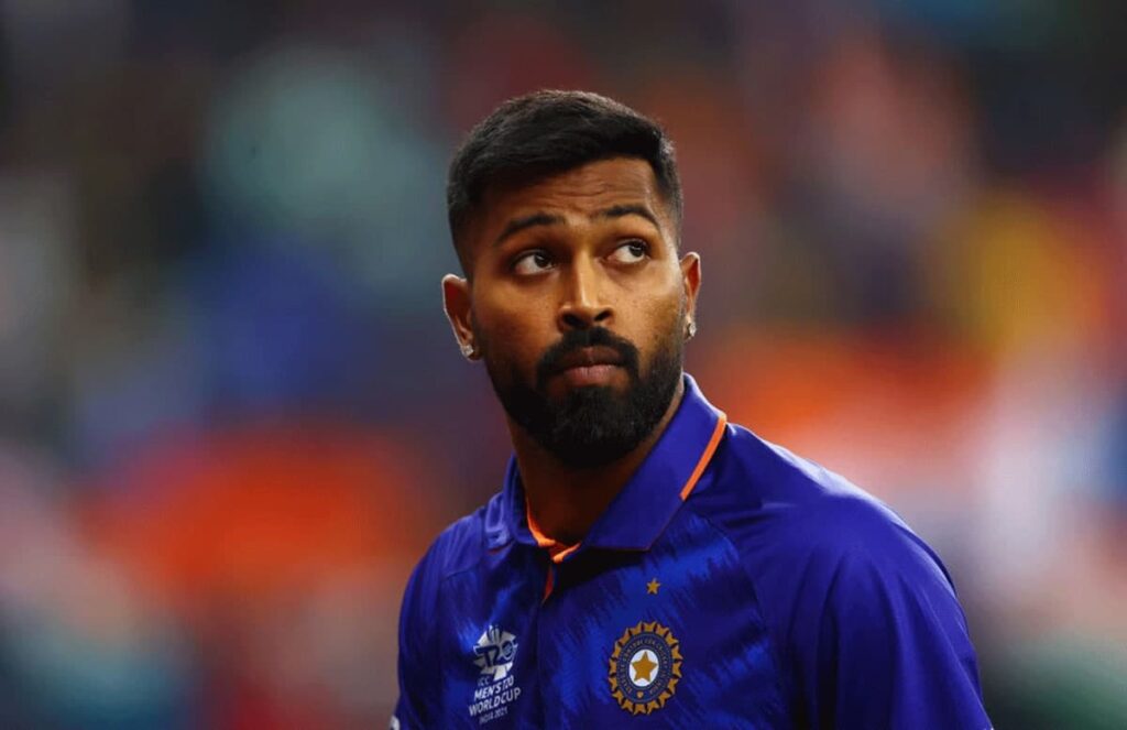 Team India- disappointed Hardik Pandya