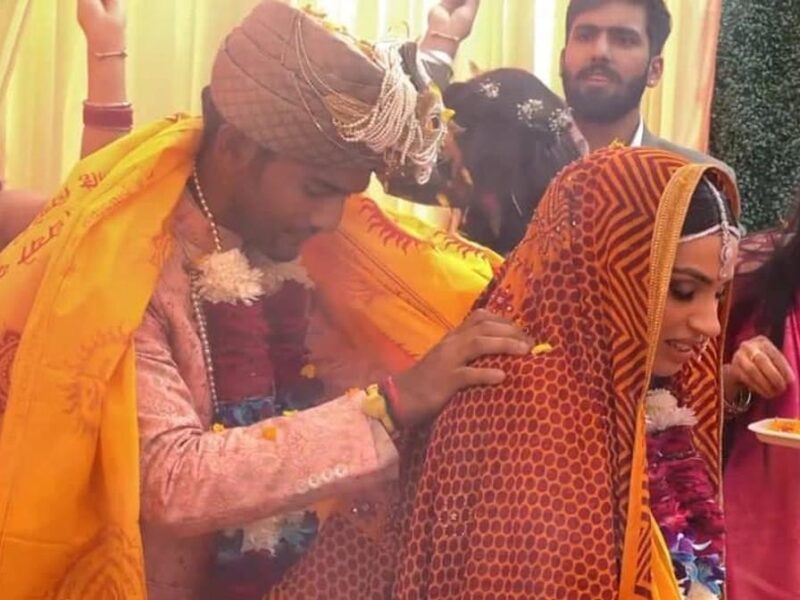unmukt chand marriage with simran Khosla