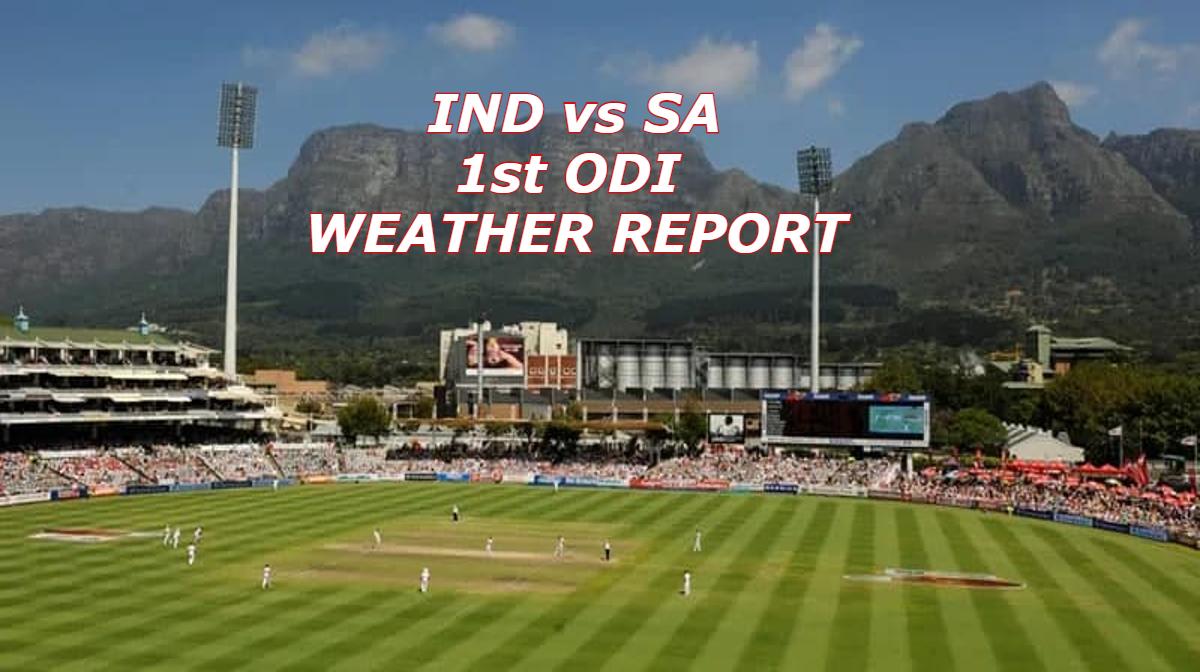 IND vs SA 1st ODI Weather Report 2022