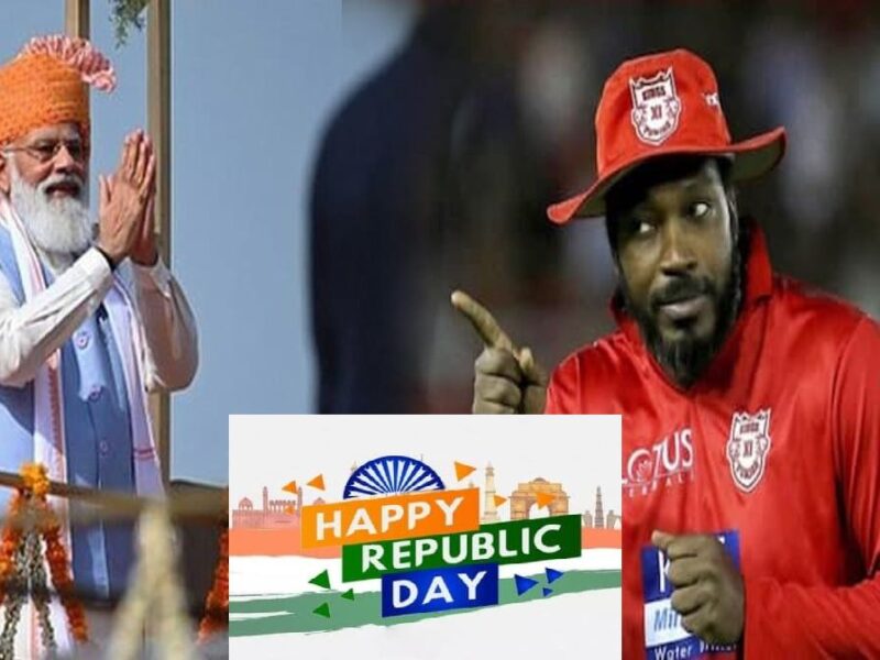 chris gayle wishes 73rd republic day India-PM Modi