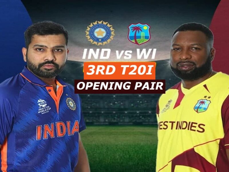 IND vs WI Predicted Opening Pair For 3rd T20 2022