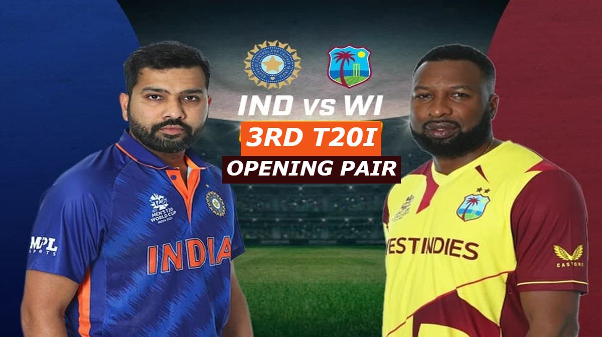 IND vs WI Predicted Opening Pair For 3rd T20 2022