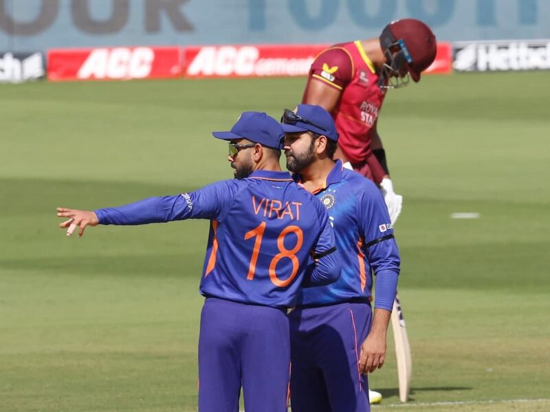 Virat Kohli reacts on Team India Wins His 1st ODI match under rohit sharma captaincy