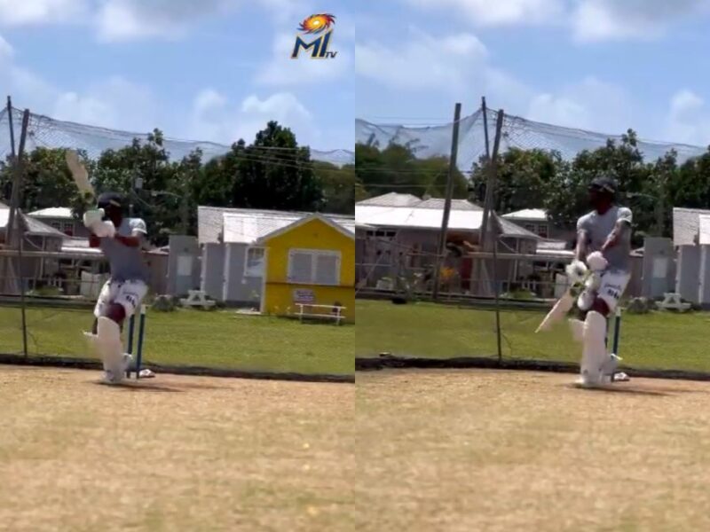 IPL 2022 Jofra Archer Returns to the nets Mumbai Indians share video