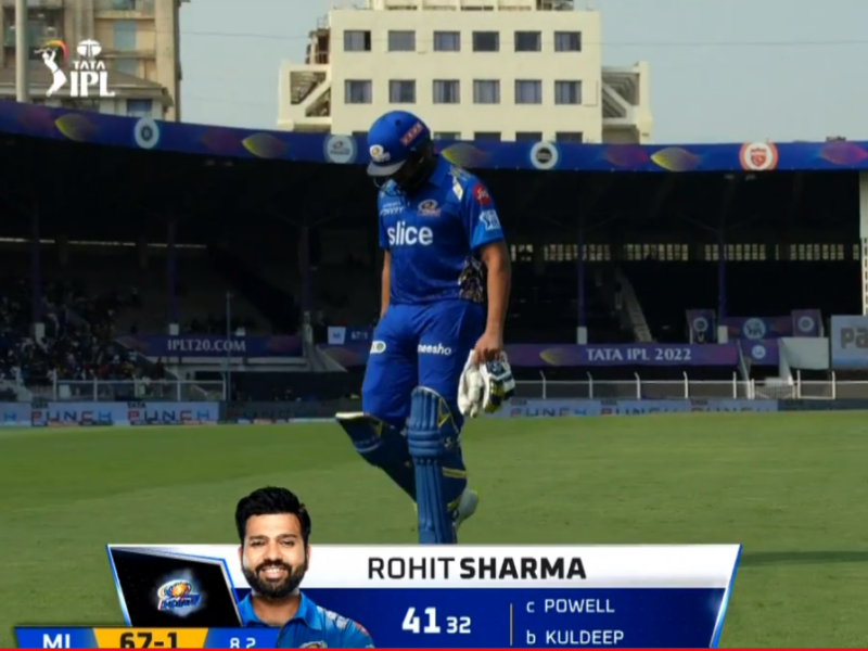 ROHIT SHARMA OUT