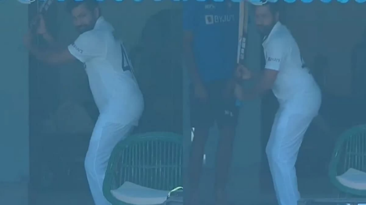 IND vs SL: Watch – Rohit Sharma Emulates Faf du Plessis In The Indian Dressing Room