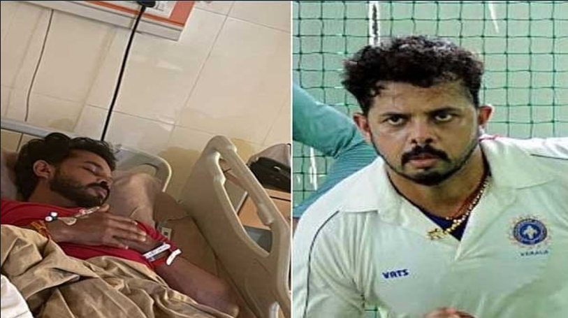 Ranji Trophy- Hospitalized S. Sreesanth has got serious injury
