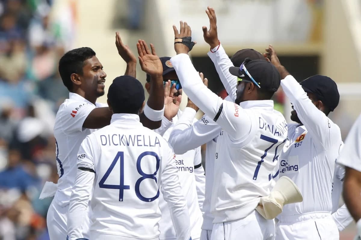 Sri Lanka Team in Mohali Test 1st Inning