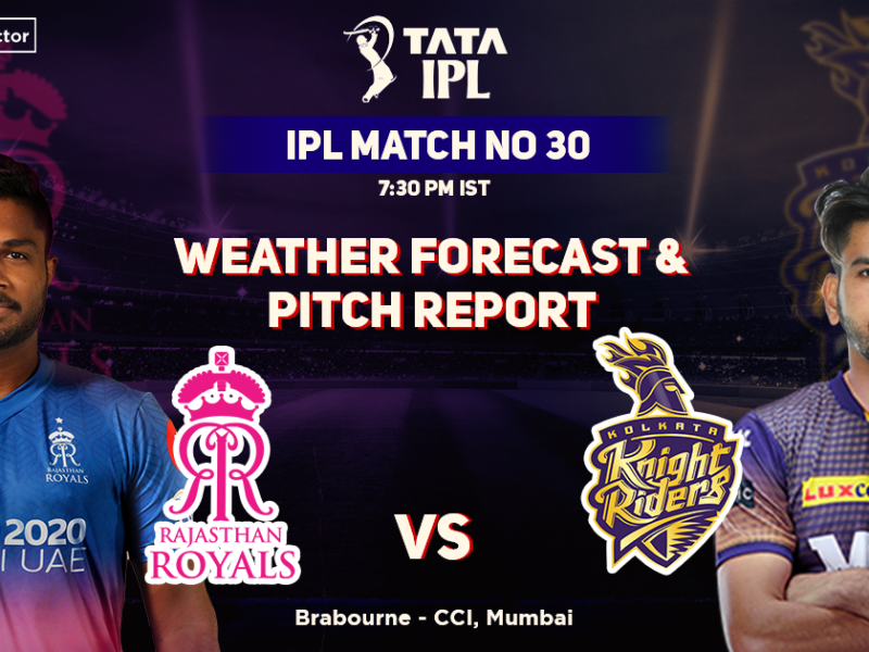 RRvsKKR: Weather Forecast and Pitch Report