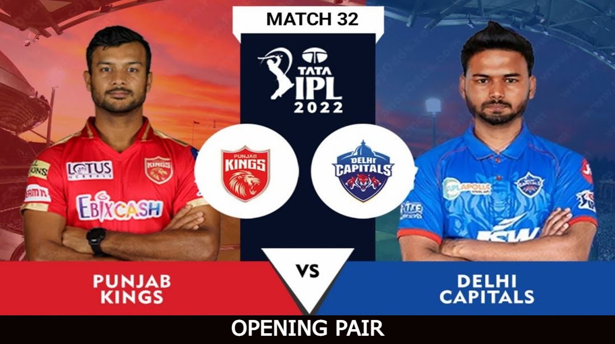 DC vs PBKS Opening Pair in IPL 2022 32th Match