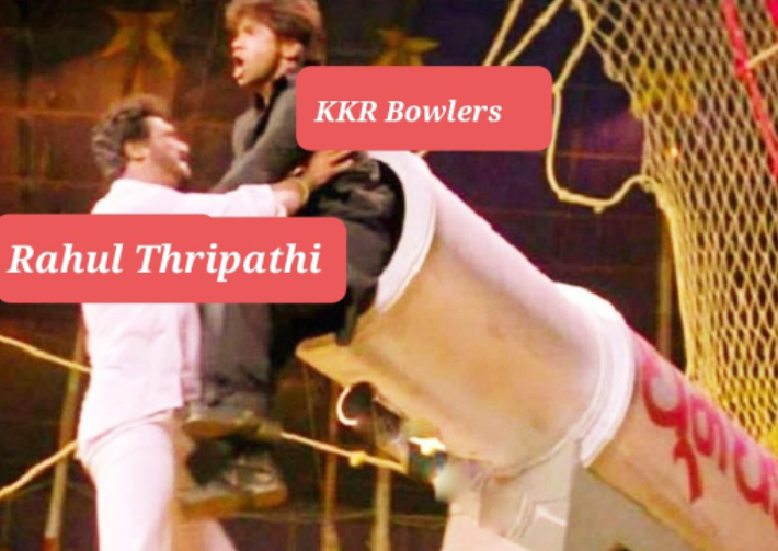 SRH vs KKR Rahul Tripathi Innings Reactions