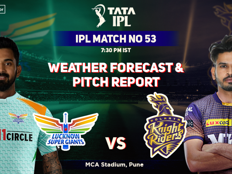 LSG vs KKR: Weather Forecast and Pitch Report