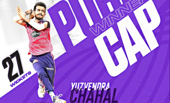 Purple Cap Winner - Yuzvendra Chahal