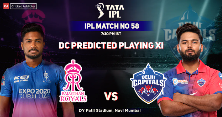 Delhi Capitals Probable Playing XI vs RR