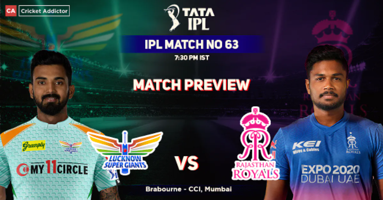 LSG vs RR Preview Match No 63 IPL 2022