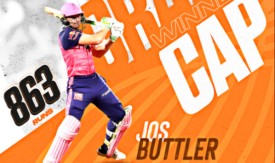 Joss Buttler Orange Cap Winner